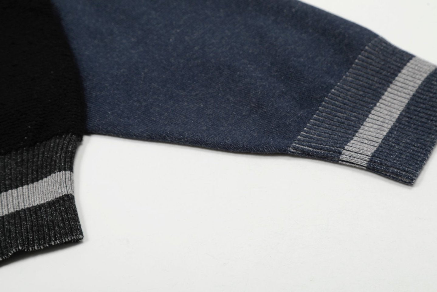 Color-block Cotton-Wool Sweater