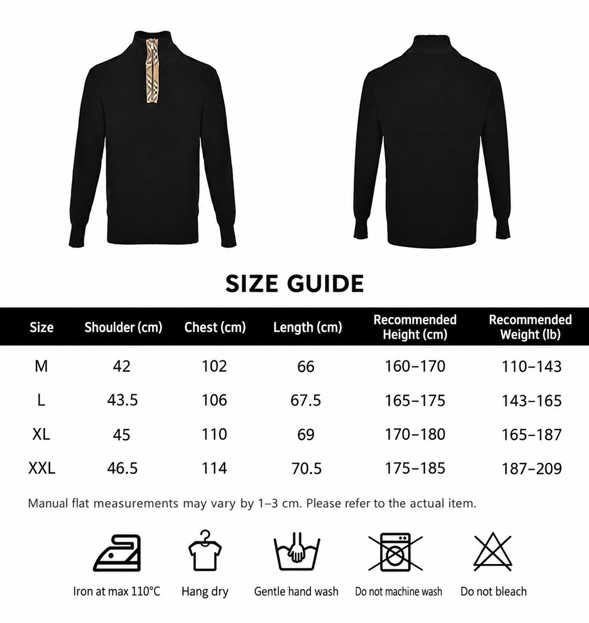 Burberry Half-zip wool knit sweater