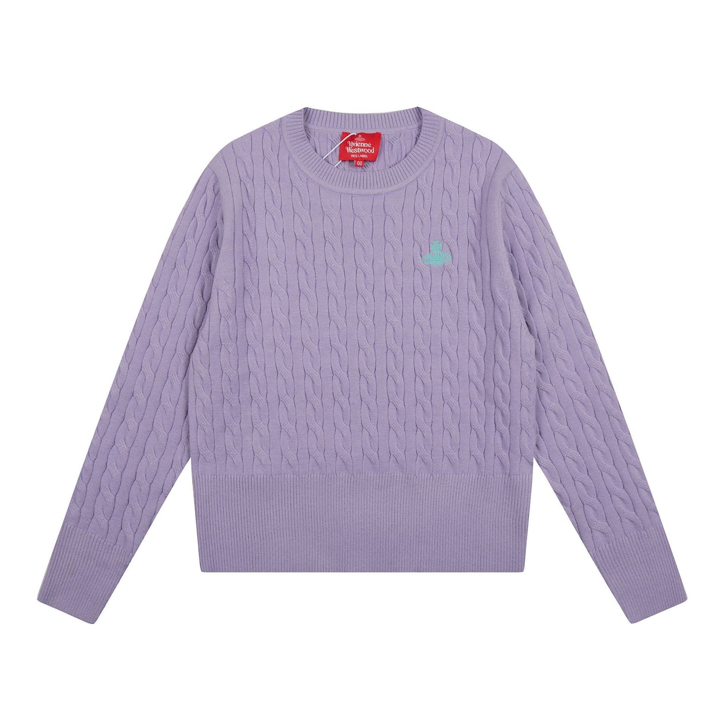 Solid-Color Cotton-Wool Sweater