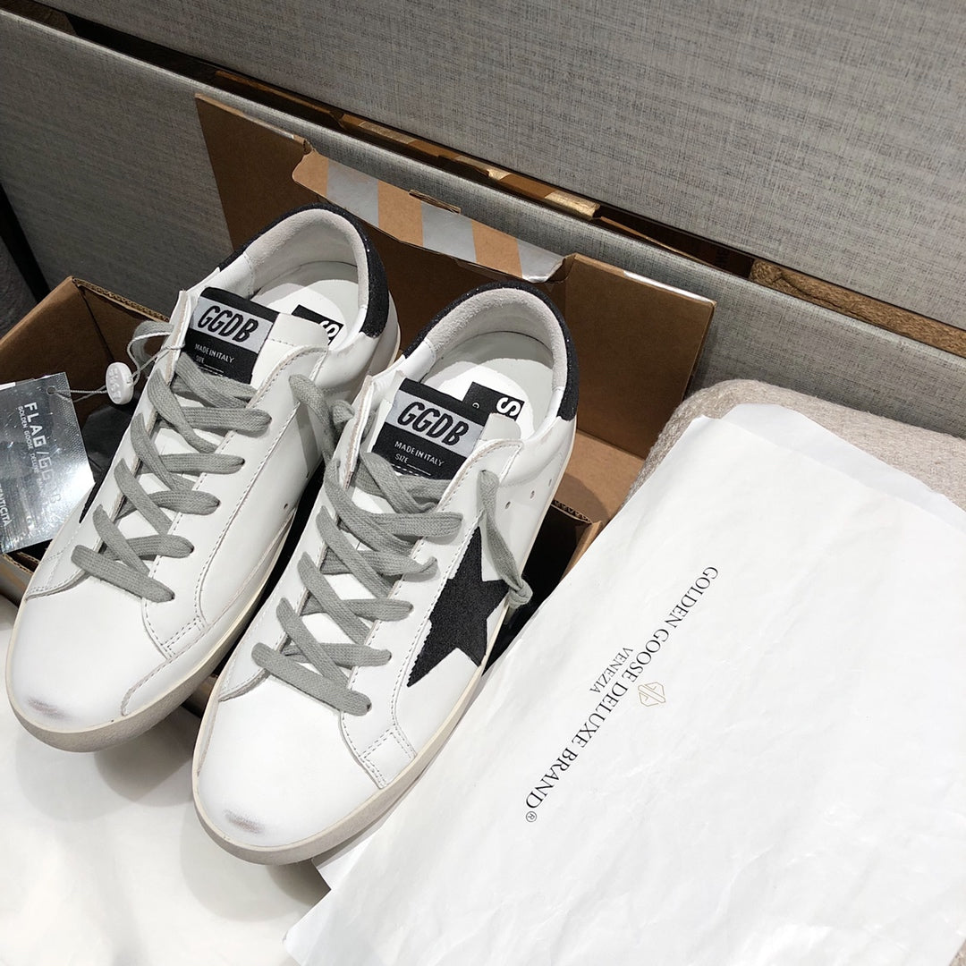 Golden Goose Vintage Distressed Sneakers #168