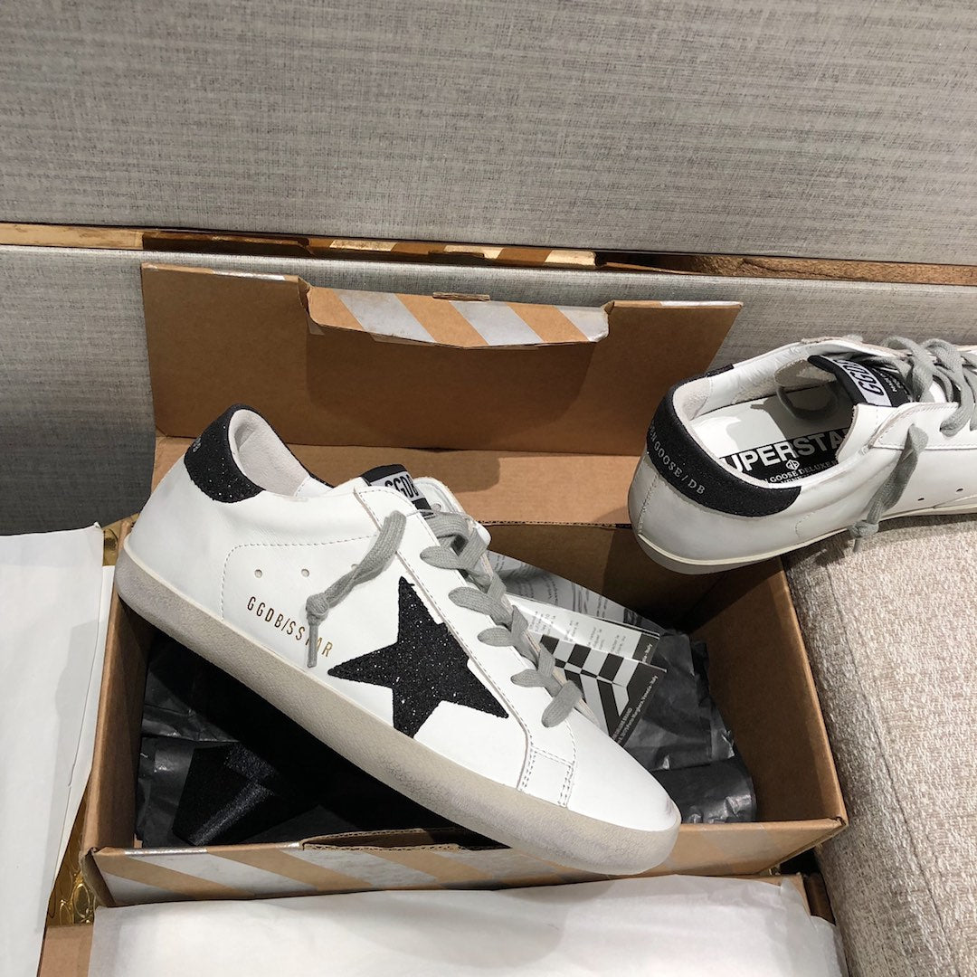 Golden Goose Vintage Distressed Sneakers #168