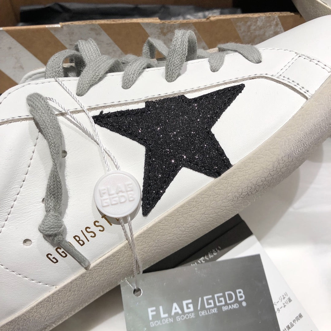 Golden Goose Vintage Distressed Sneakers #168