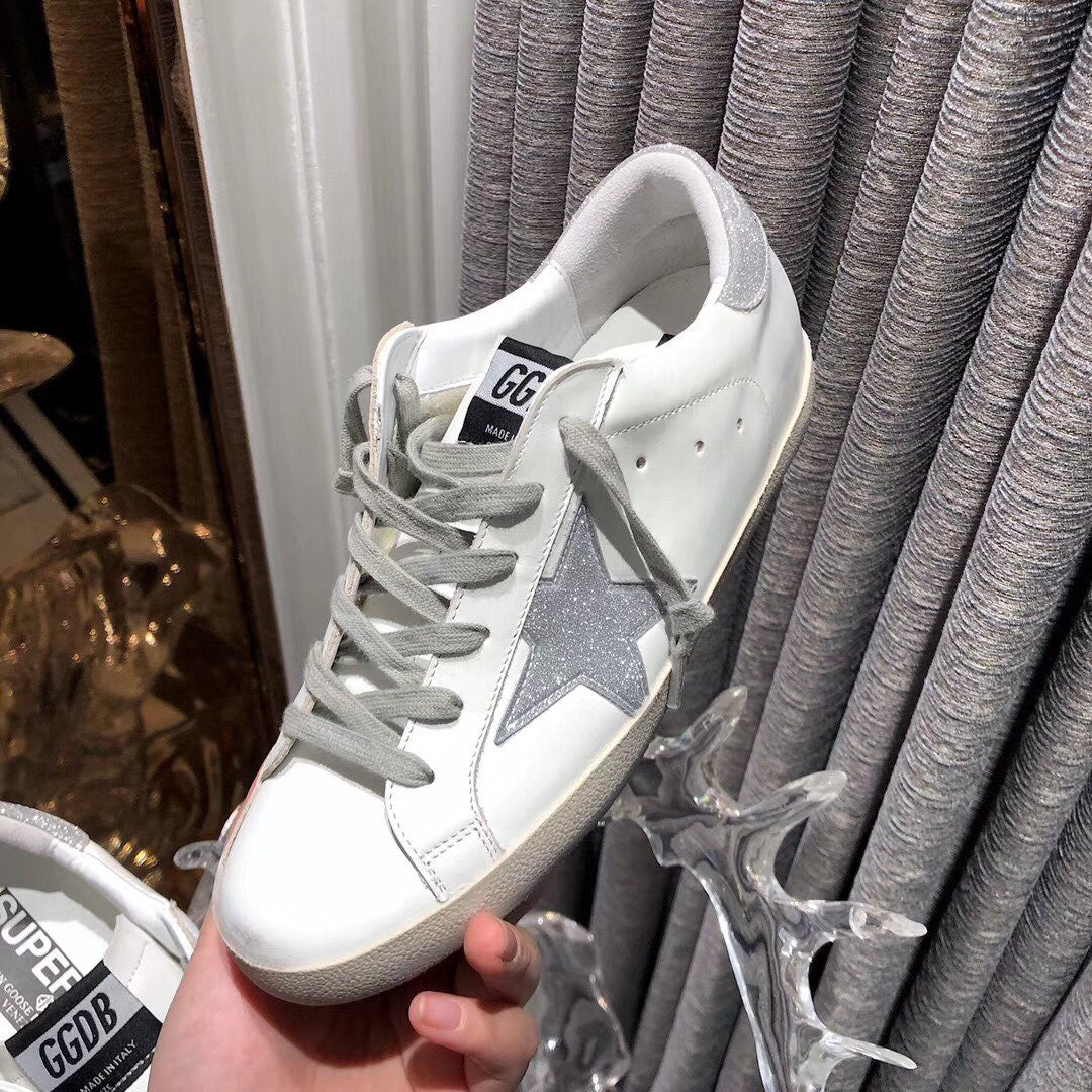 Golden Goose Vintage Distressed Sneakers #164