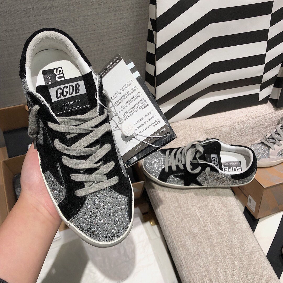 Golden Goose Vintage Distressed Sneakers #288