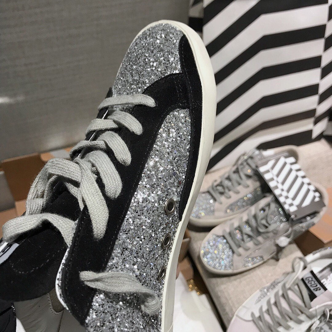 Golden Goose Vintage Distressed Sneakers #288