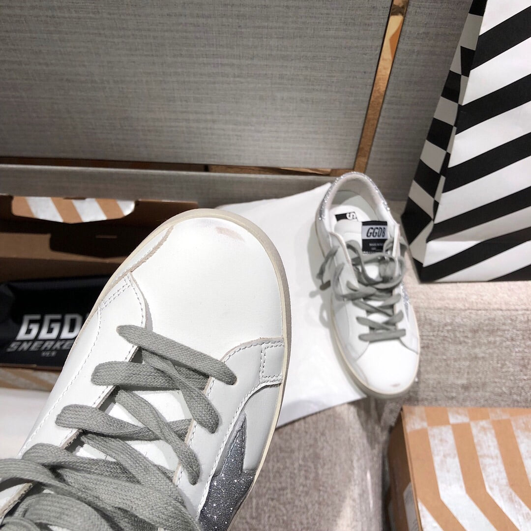 Golden Goose Vintage Distressed Sneakers #166