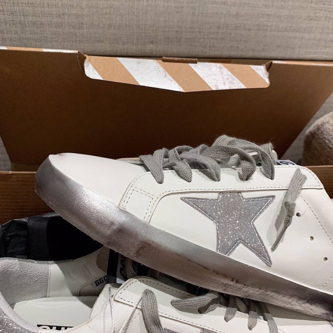Golden Goose Vintage Distressed Sneakers #287