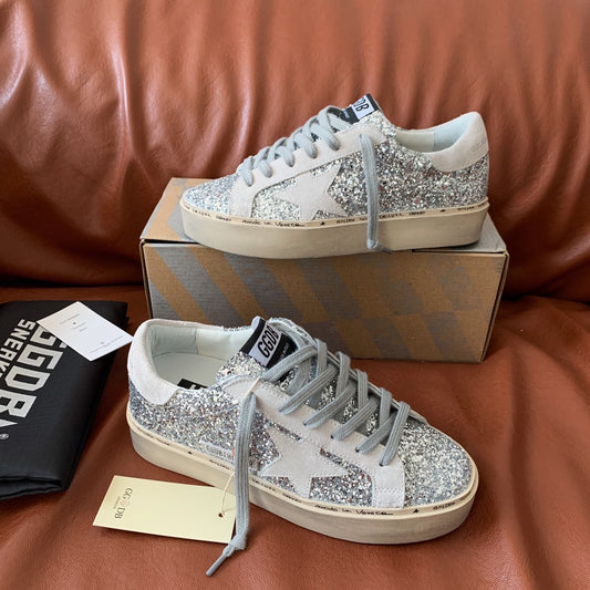 Golden Goose Vintage Distressed Sneakers #053