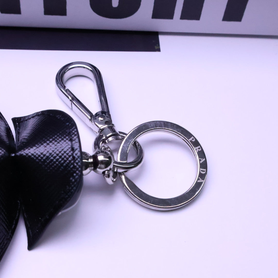 PRADA Triangle Logo Logo Detail Pendant