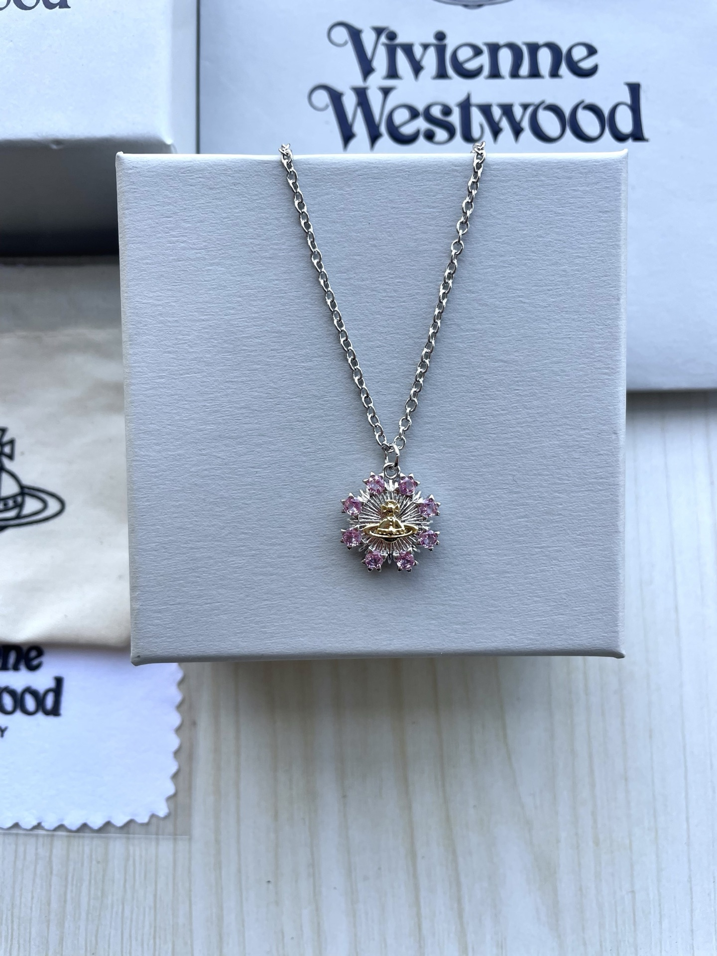 Snowflake Rhinestone Necklace