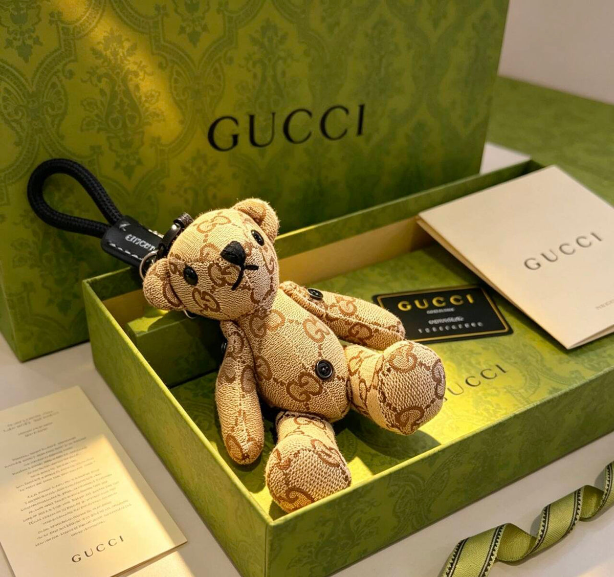 Gucci Little Bear Keychain & Bag Charm | Double G