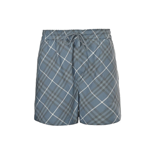 Burberry Diagonal Plaid Shorts