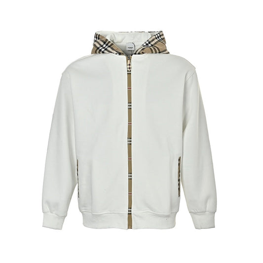 Burberry Check-Panel Jacket