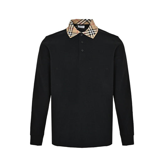 Burberry Long-Sleeve Polo Shirt