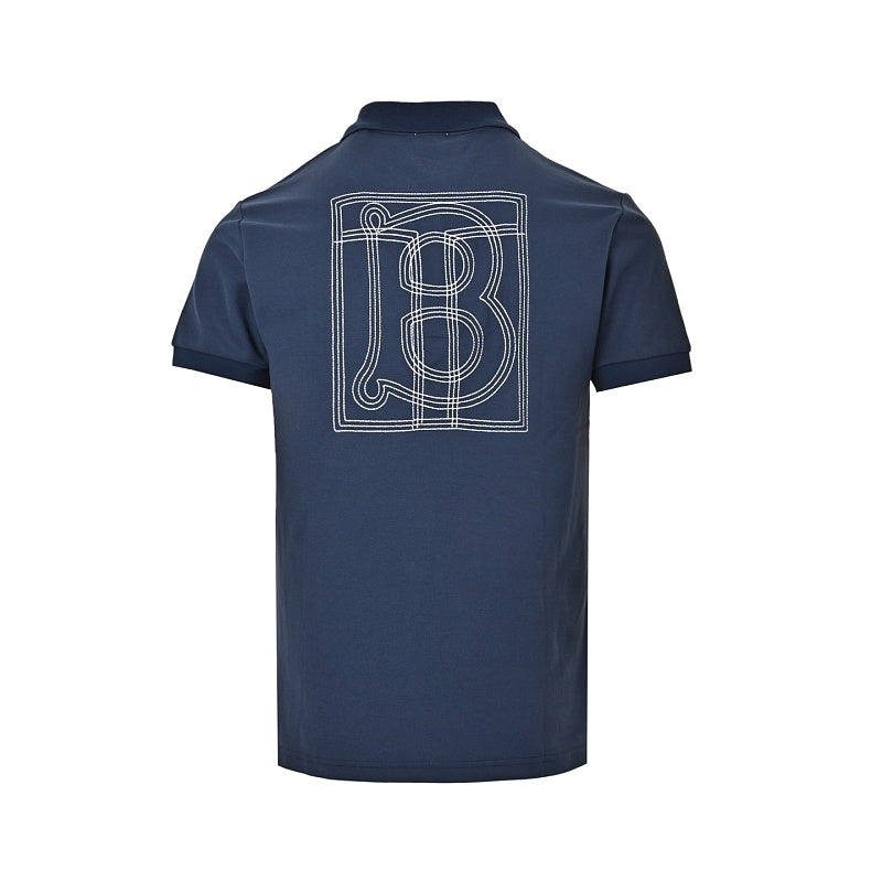 Burberry Embroidered Short-Sleeve Polo Shirt