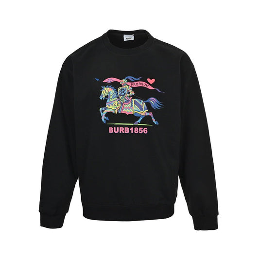 Burberry Colorful Print Crew-Neck Sweatshirt