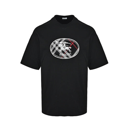 Burberry Plaid Short-Sleeve T-Shirt