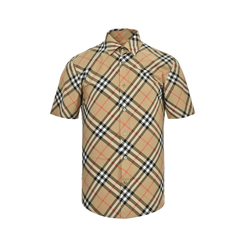 Burberry Short-sleeved plaid shirt