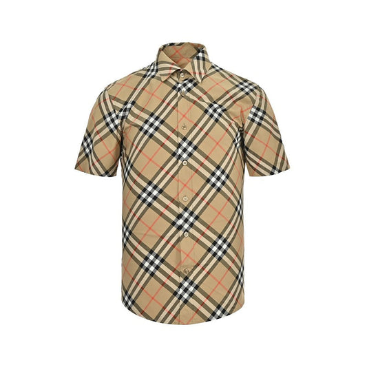 Burberry Short-sleeved plaid shirt