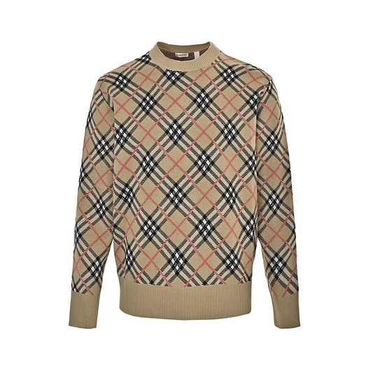 Burberry Argyle Knit Sweater