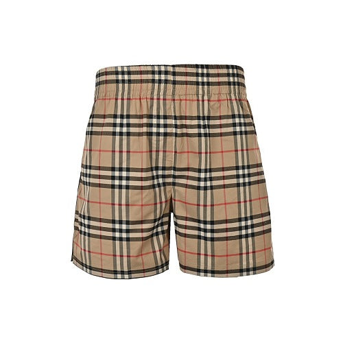 Burberry Webbing-detail plaid shorts