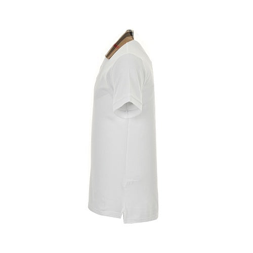 Burberry Polo Shirt with Plaid Collar