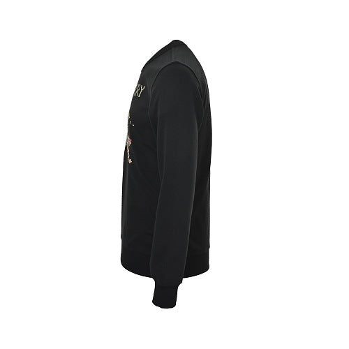 Burberry Embroidered Crew-Neck Sweatshirt