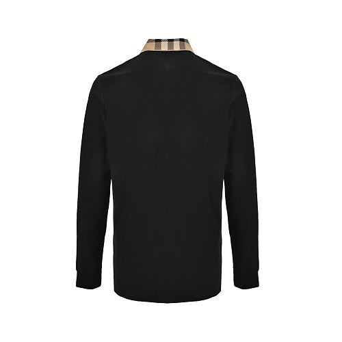 Burberry Long-sleeve polo shirt with collar