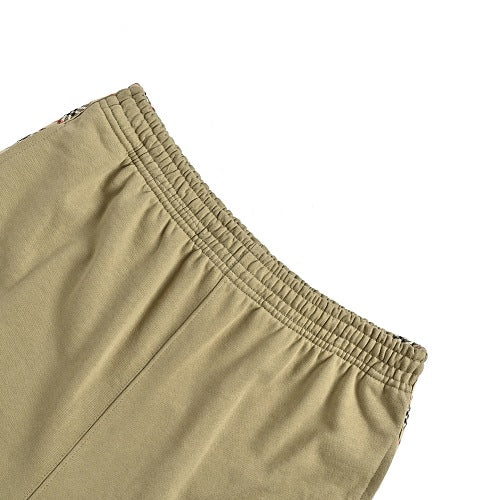 Burberry Shorts with Plaid Side Tape