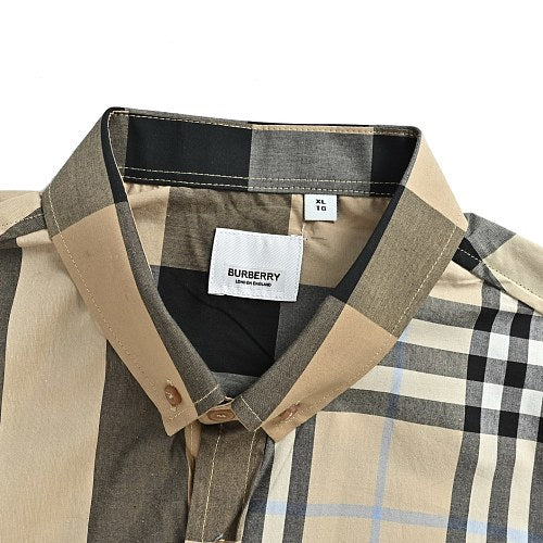 Burberry Classic Plaid-Panel Shirt