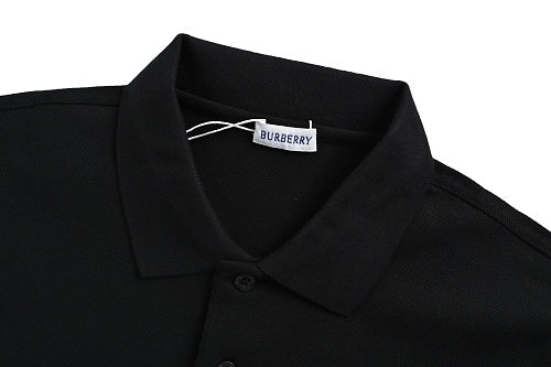 Burberry Short-Sleeve Polo T-Shirt with Patch Detail