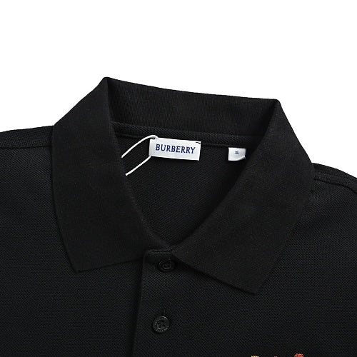 Burberry Embroidered Short-Sleeve Polo Shirt