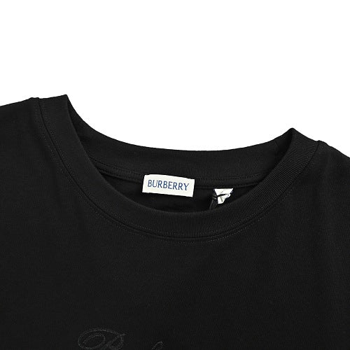 Burberry Embroidered Letter Short-Sleeve T-Shirt