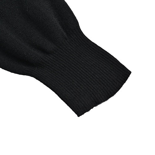 Burberry Checked-collar knitted wool sweater