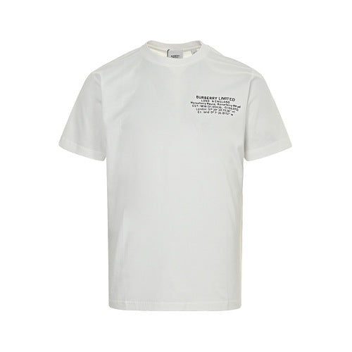 Burberry Letter-Slogan Short-Sleeve T-Shirt