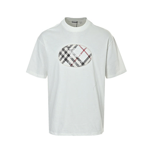 Burberry Plaid Short-Sleeve T-Shirt