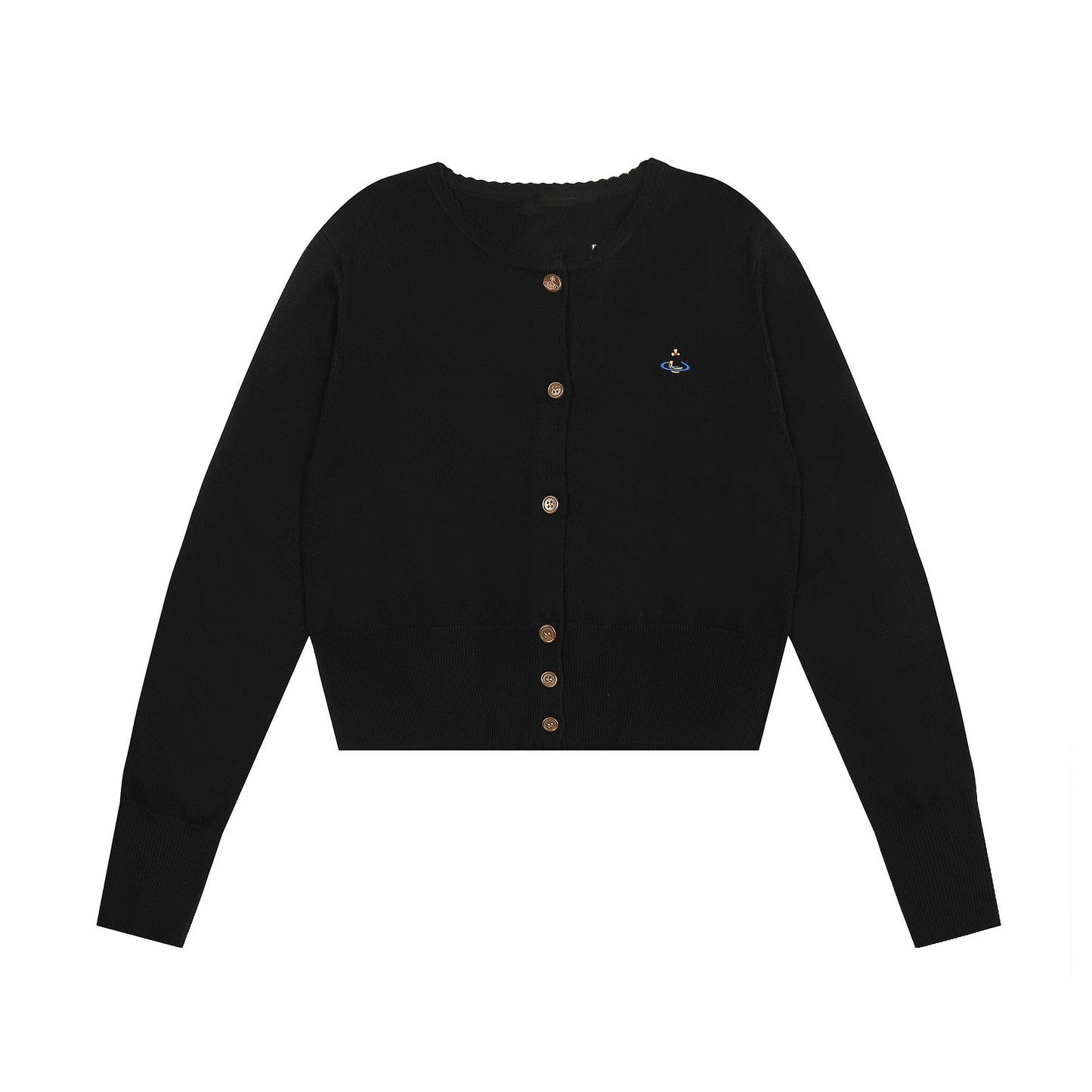 Color-block Cotton-Wool Cardigan