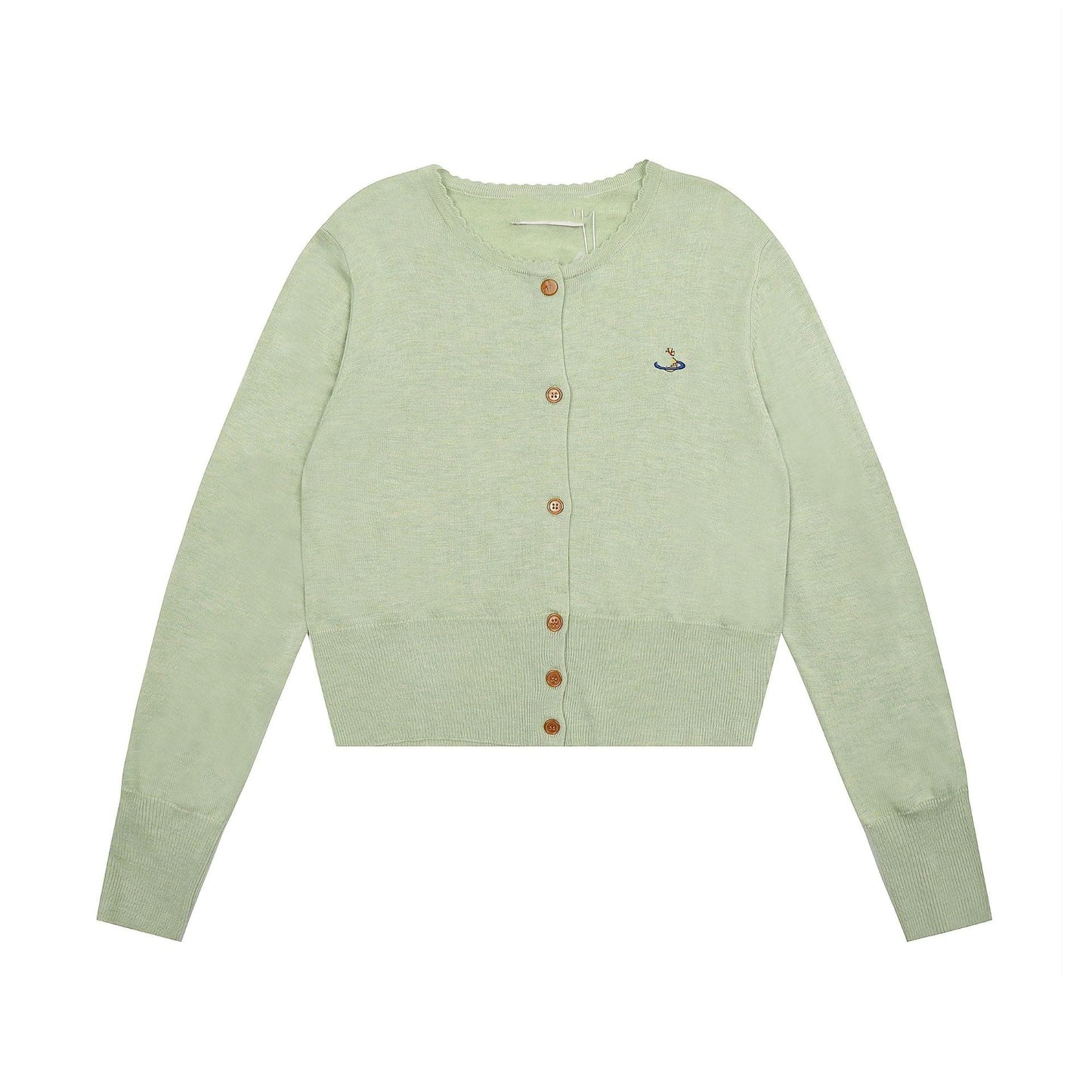 Color-block Cotton-Wool Cardigan