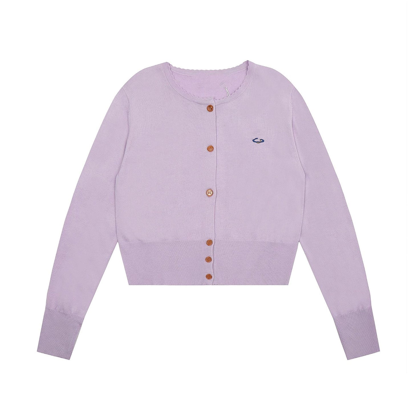 Color-block Cotton-Wool Cardigan