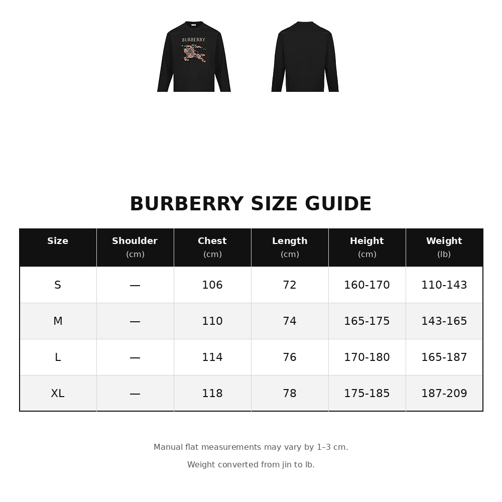Burberry Embroidered Long-Sleeve T-Shirt