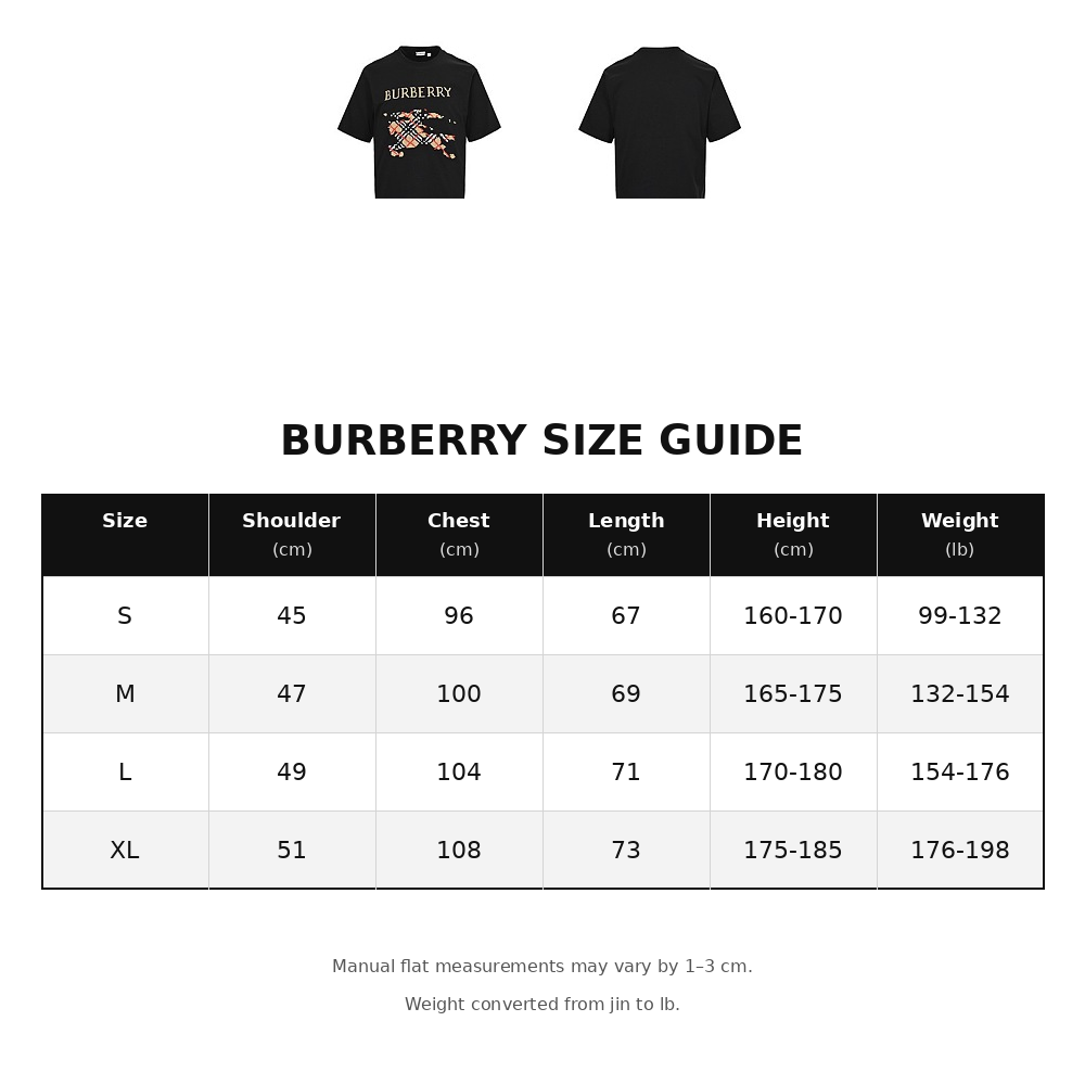 Burberry Embroidered Letter T-Shirt