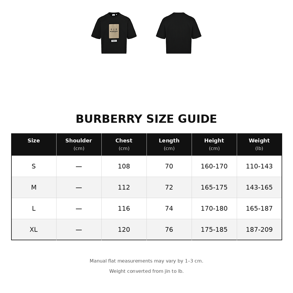 Burberry T-shirt with Patch Label