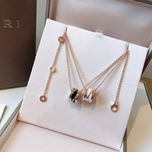 BVLGARI 925 Silver Gold-Plated Necklace