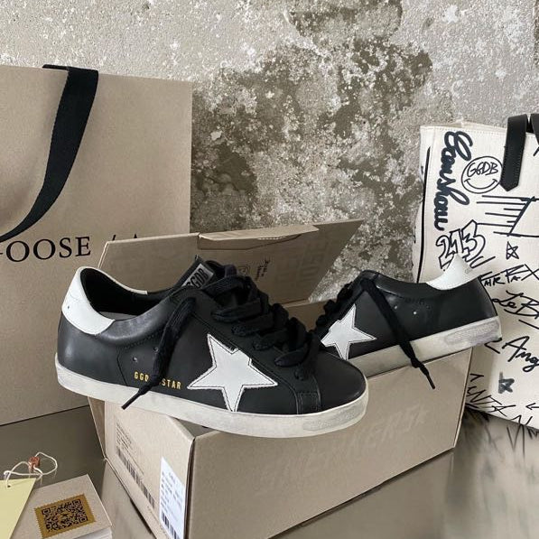 Golden Goose Vintage Distressed Sneakers #160