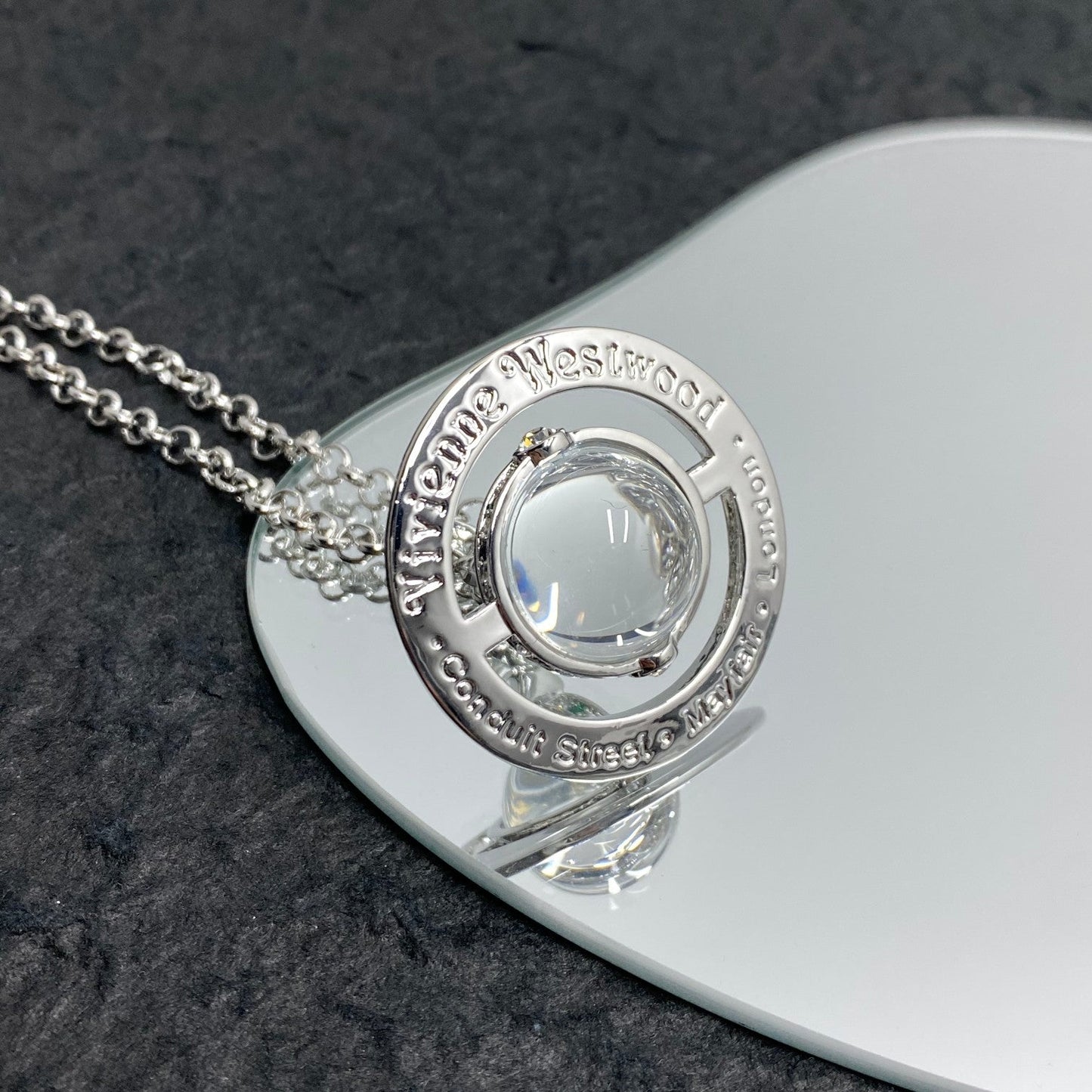 Minimalist Planet Crystal Necklace