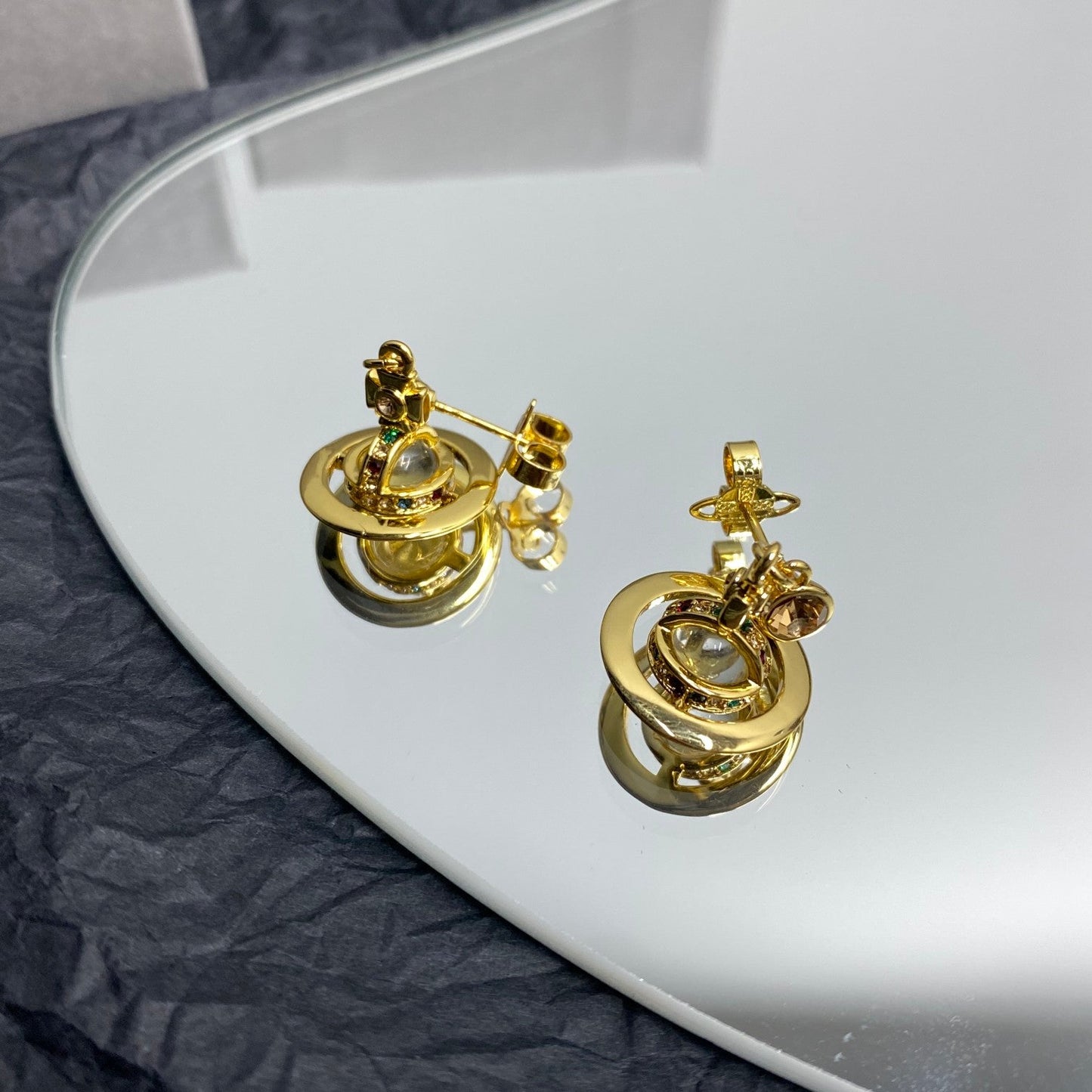 Crystal Planet Earrings