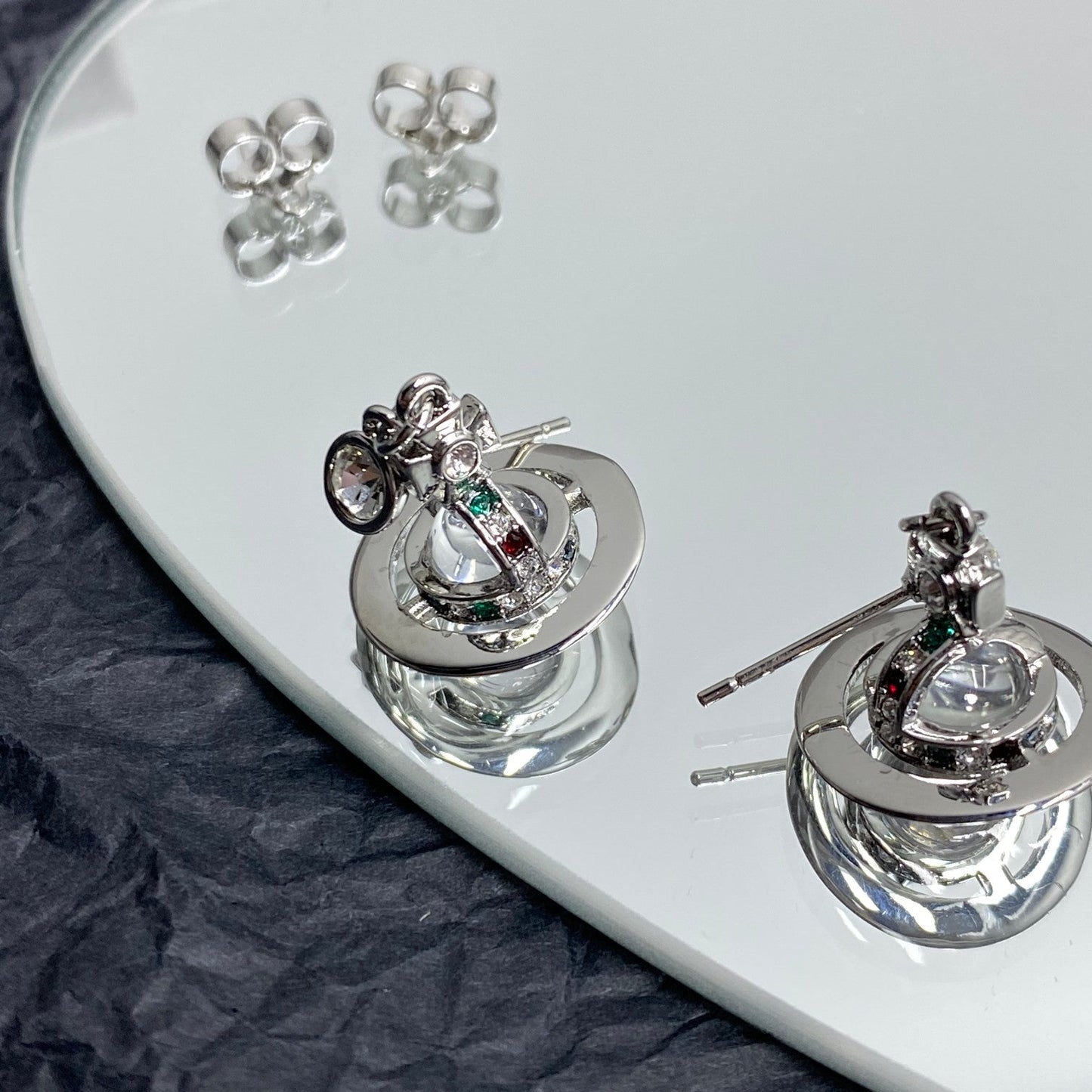 Crystal Planet Earrings