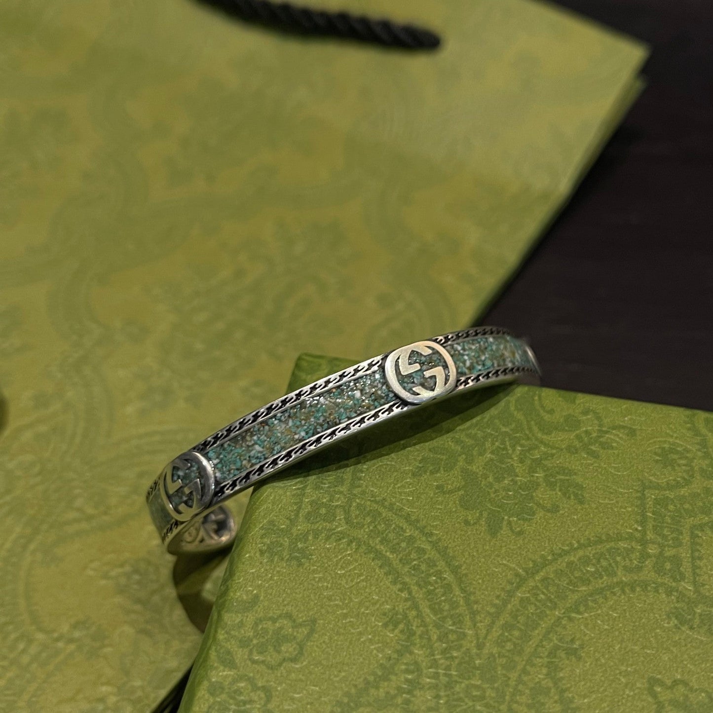 Gucci Vintage Double G Bracelet