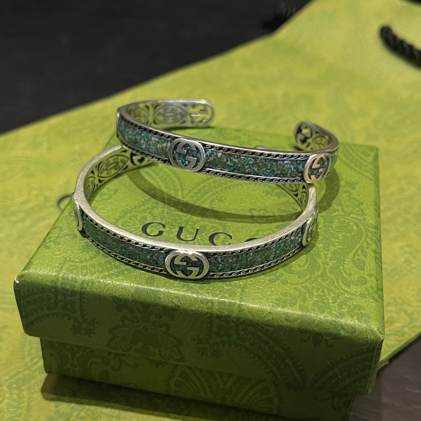 Gucci Vintage Double G Bracelet