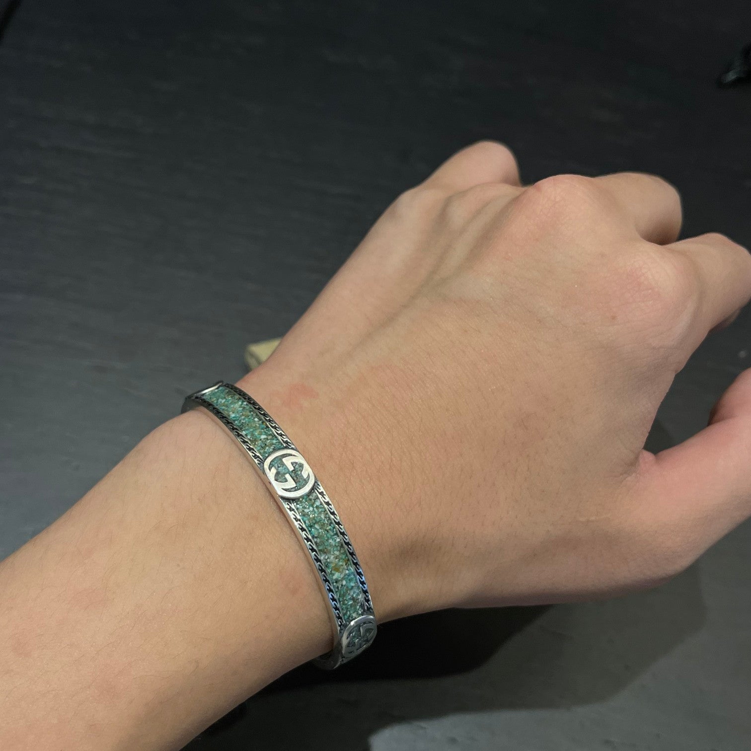 Gucci Vintage Double G Bracelet